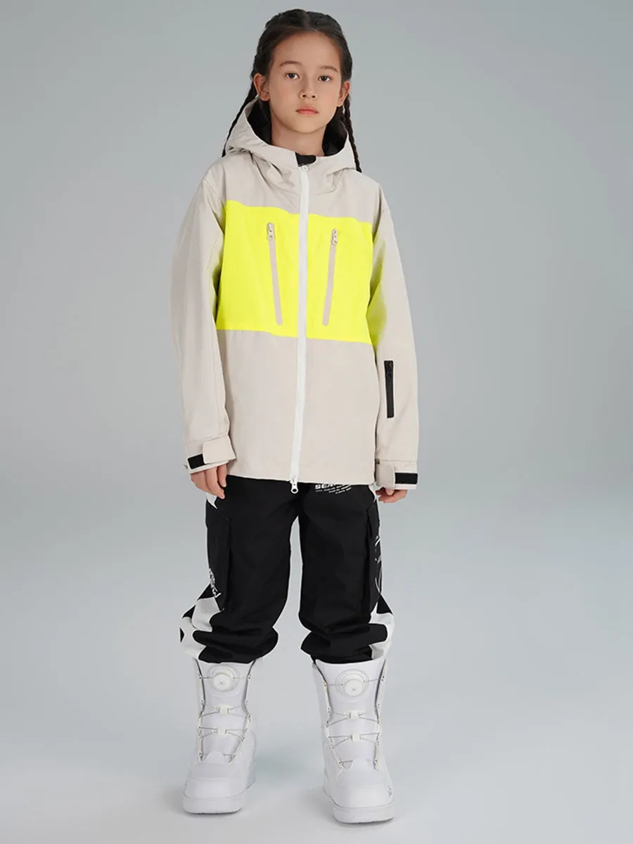 Girls Stripe Tape ski Jogger Pants