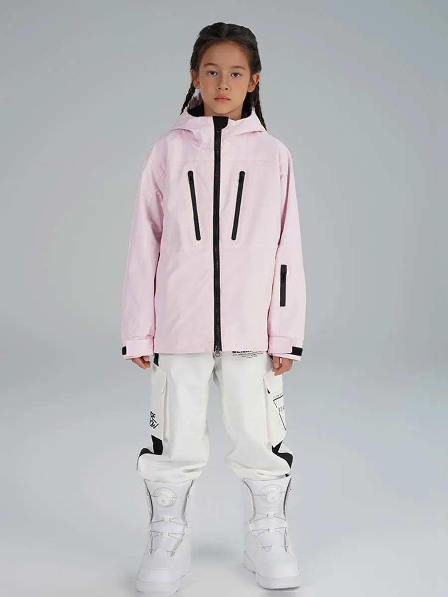 Girls Stripe Tape ski Jogger Pants