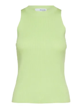 SLFSOLINA SL KNIT TOP | SHARP GREEN