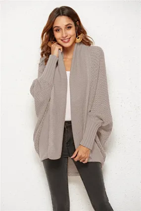 Women's Cozy Knit Batwing Sleeve Sweater