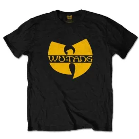 Wu-Tang Adult T-Shirt - Wu-Tang Logo - Black T-Shirt